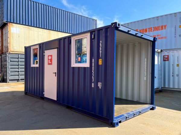 Container Fenster PVC 1000 × 1000 mm mit Stahlrahmen – Fenster für Seecontainer – Containerfenster mit Öffnungsfunktion